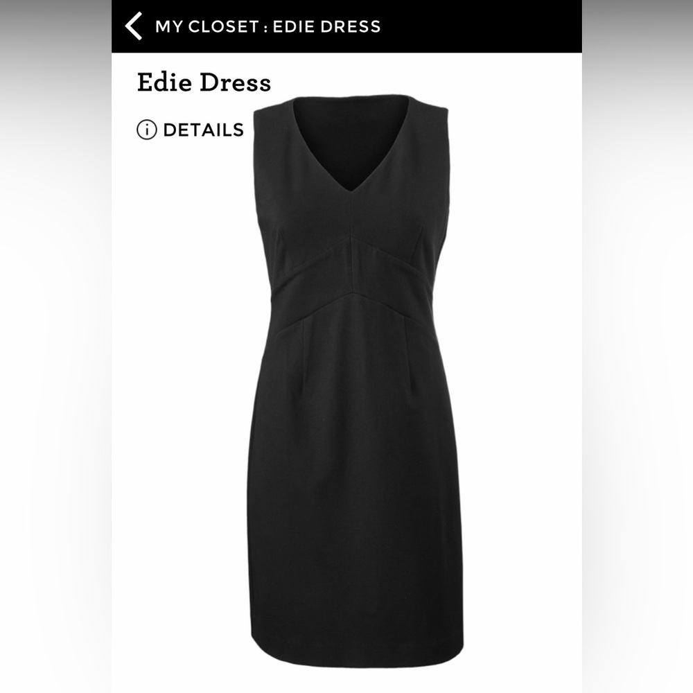 CAbi Black Ponte Dress, XL